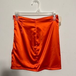 Fashion nova silk skirt